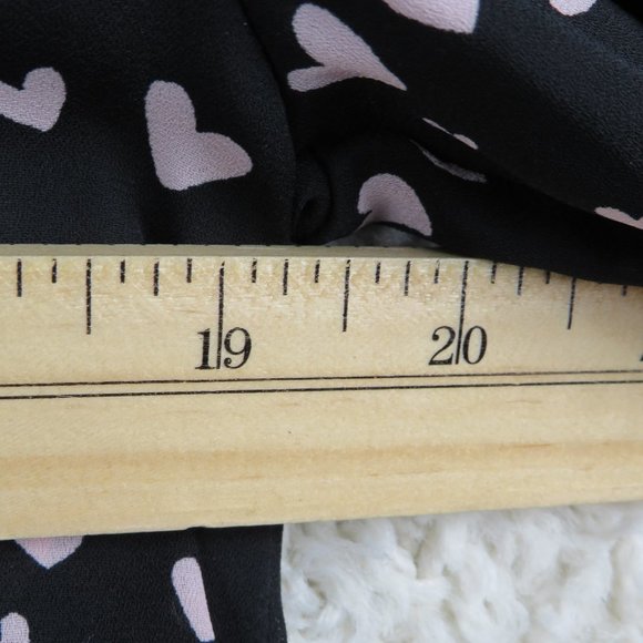 H&M*‎ Women's Long Sleeve Boat Neck Elastic Hem/Cuffs Pullover Blouse~ Size 8 - Picture 7 of 10